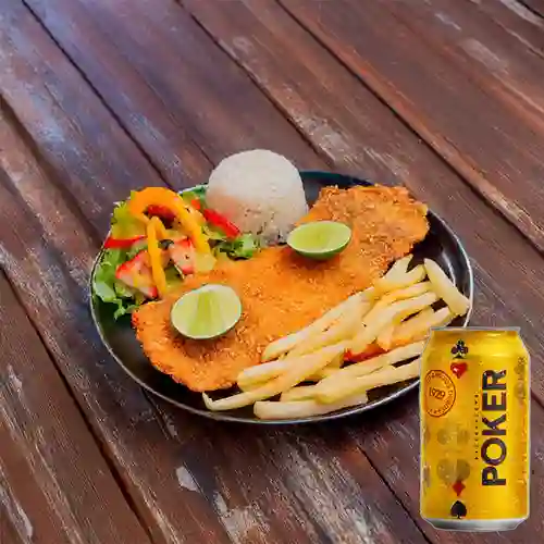 Combo Chuleta Valluna + Poker 355 ml