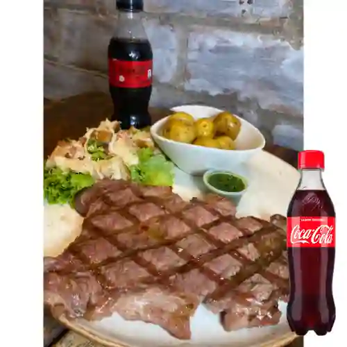 Combo Punta de Anca + Coca-Cola Sabor Original 450 ml