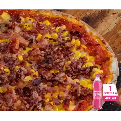 Combo Pizza Criolla + Postobón Manzana 400 ml