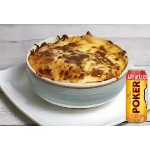 Combo Lasagna Especial + Poker 330 ml