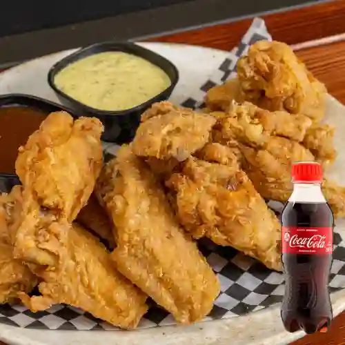 Combo Alas X 10 Unidades + Coca Cola Original 200 ml