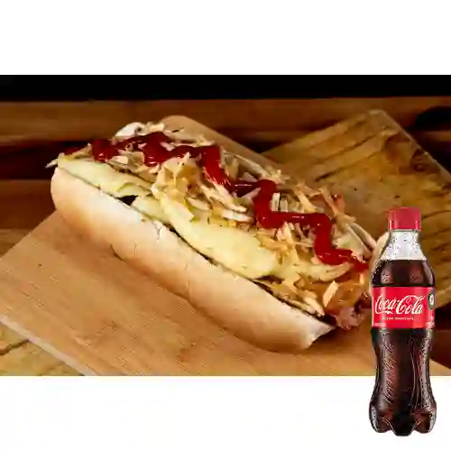 Combo Perro Caliente + Coca Cola Original 400 ml