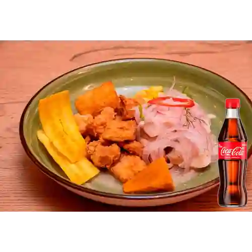 Combo Ceviche Carretillero + Coca Cola Original 300ML