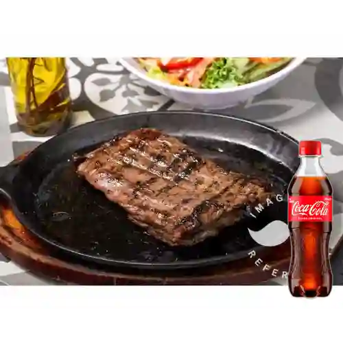 Combo Carne Asada + Coca Cola Original 400 ml