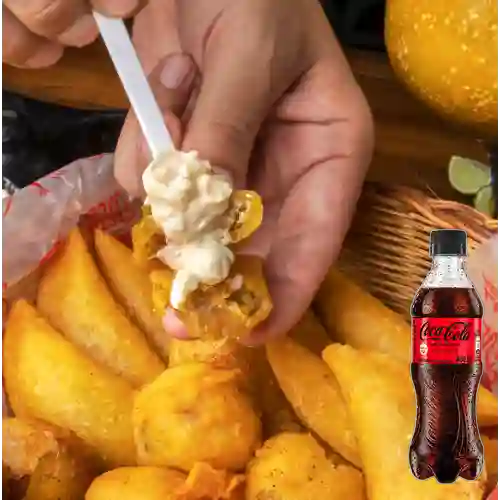 Combo Empanadas X 10 + Coca-Cola Sin Azúcar 400 ml