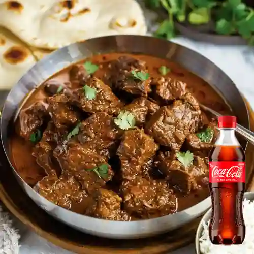 Combo Beef Vindaloo + Coca Cola Original 400 ml