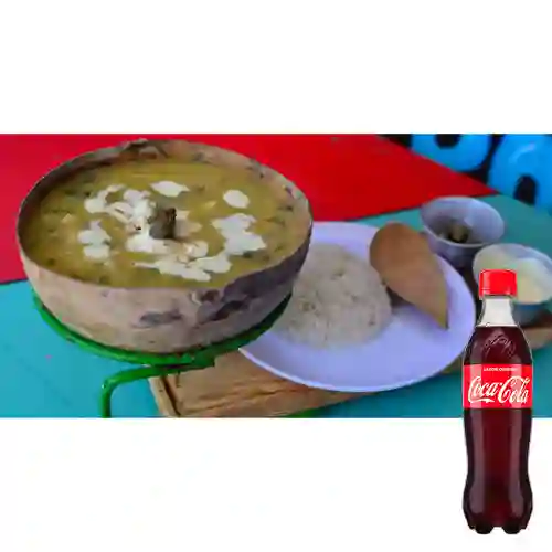 Combo Ajiaco + Coca-Cola Sabor Original 400 ml