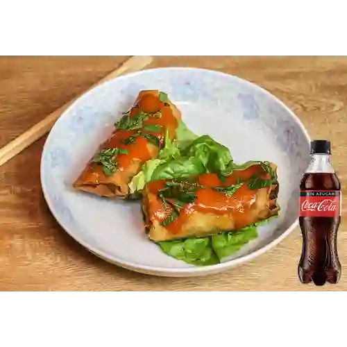Combo Pacífico Spring Rolls + Coca Cola Zero