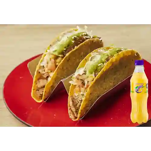 Combo Quesitaco de Birria + Quatro Original 400ML