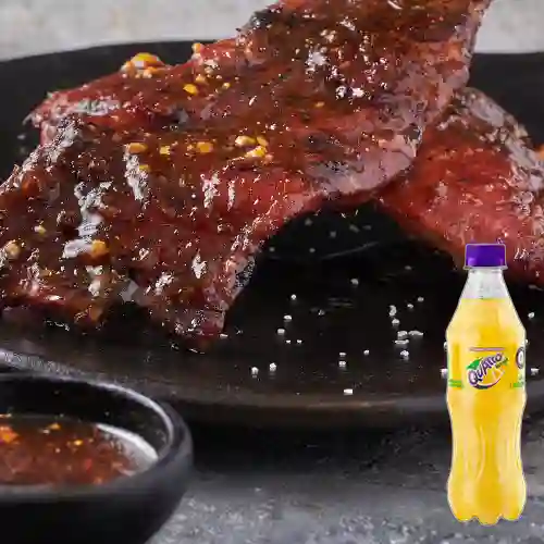 Combo Costillas St Louis Bbq + Quatro Original 400ML