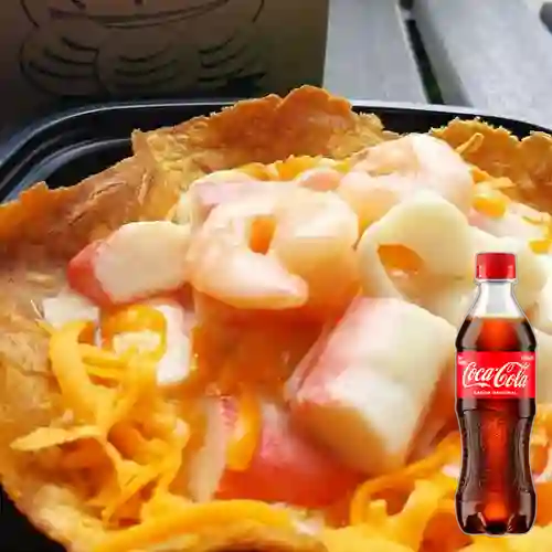 Combo Patacón Frutos Del Mar +Cocacola Orig 400ml