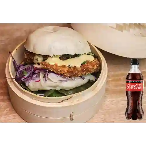 Combo Bao Aleteao Burger + Coca Cola Zero