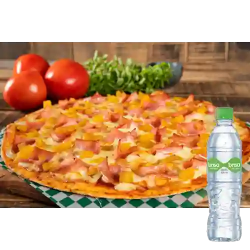 Combo Pizza Hawaiana + Brisa con Gas 600 ml
