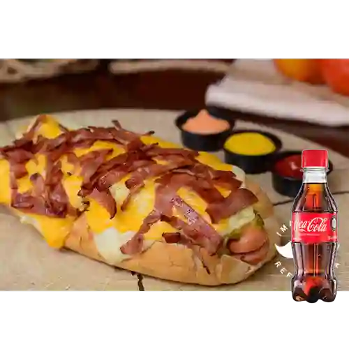 Combo Perro Americano +Cocacola Orig 250ml