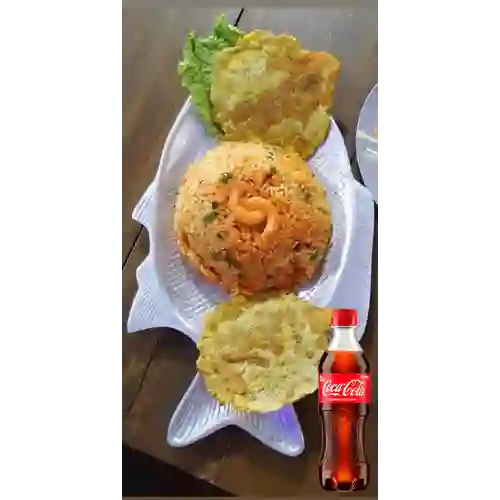 Combo Arroz de Camarón + Coca-Cola Original 400 ml