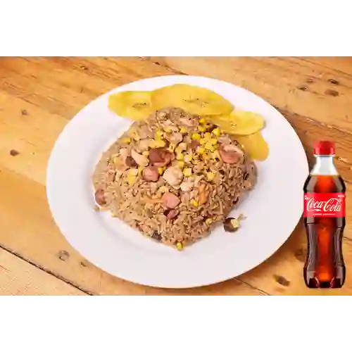 Combo Arroz Ranchera&Pollo +Cocacola Orig 400ml