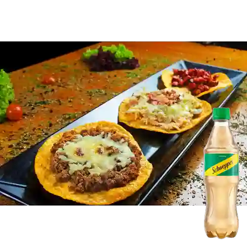 Combo Mix de Carnes + Schweppes Ginger Ale 400ML