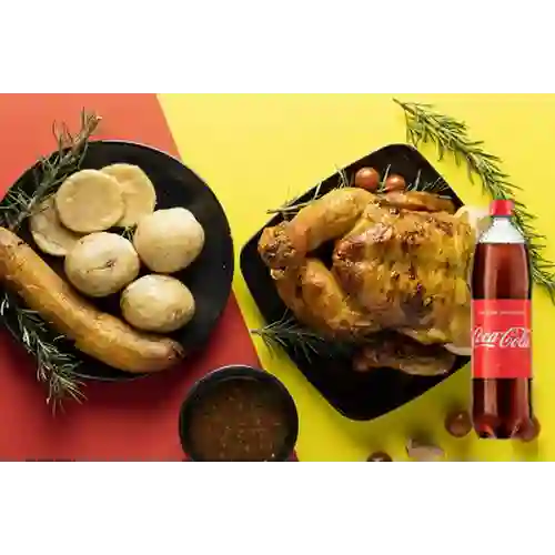 Combo Pollo Combinado +Cocacola Orig 1.35 L
