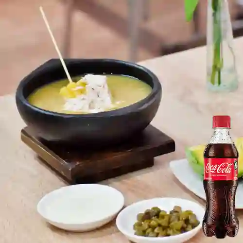 Combo Ajiaco Santafereño +Cocacola Orig 400ml