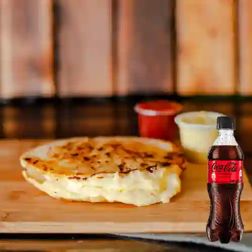 Combo Quesillo Doble + Coca Cola Sin Azúcar 400ml