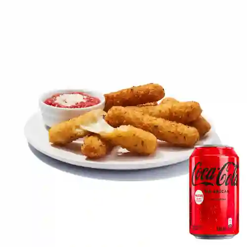 Combo Cheese Sticks + Coca Cola Sin Azúcar 330ML