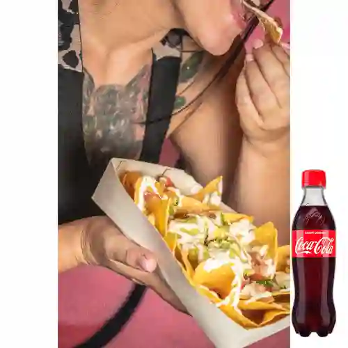 Combo Nachos + Coca-Cola Sabor Original 400 ml