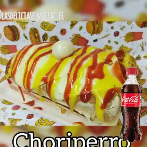 Combo Choriperro + Coca-Cola Sabor Original 400 ml