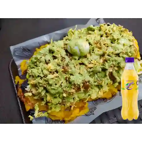 Combo Patacón Burger + Quatro Original 400ML