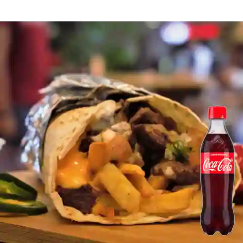 Combo Burrito Philly + Coca-Cola Sabor Original 400 ml