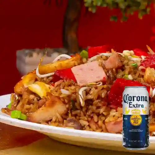 Combo 1/2 Arroz Especial + Corona Extra 473 ml