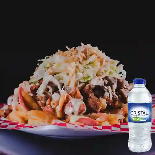 Salchipapa Super Mixta Turbo +Cristal S/gas 400ml