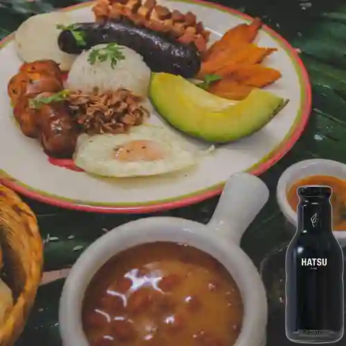 Combo Típico la Doctora + Hatsu Negro 400 ml
