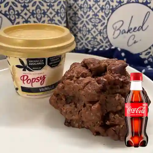 Combo Galleta y Helado + Coca Cola Original 250ML