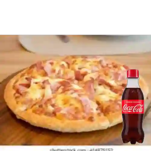 Combo Pizza Jamon&Queso Personal +Cocacola Orig 250ml
