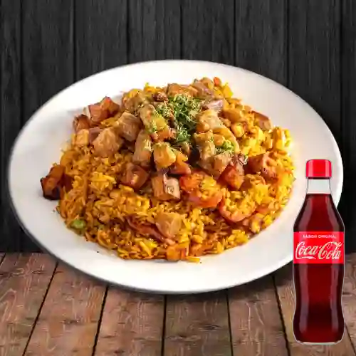 Combo Arroz Montañero +Cocacola Orig 350ml
