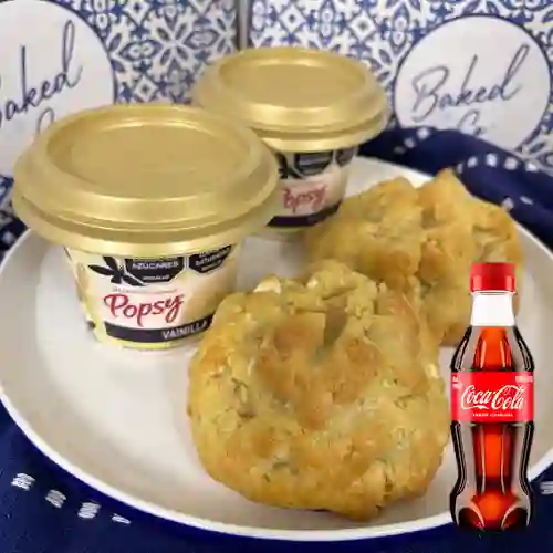Combo 2 Galletas&2 Helados +Cocacola Orig 250ML