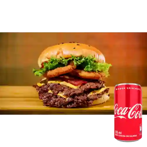 Combo Smashburguer Triple + Coca-Cola Original 235 ml