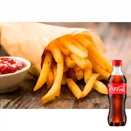 Combo Papas a la Francesa 180 gr +Cocacola Orig 400ml