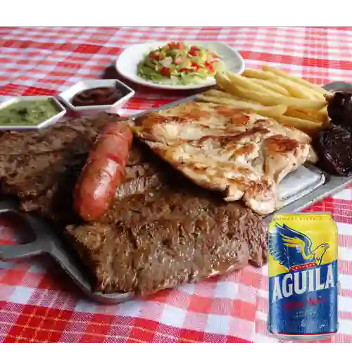 Combo Plato Mixto + Cerveza Aguila Original Lta 330ml