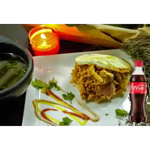 Combo Arepa Especial + Coca Cola Original 400 ml