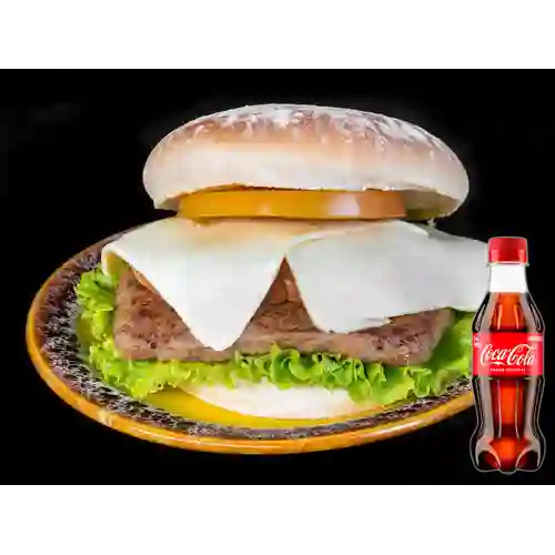 Combo Hamburguesa Sencilla + Coca Cola Original 250ML