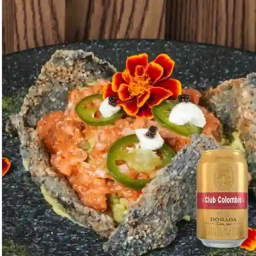 Combo Tartar Crocante + Club col. Dorada Lta 330ml