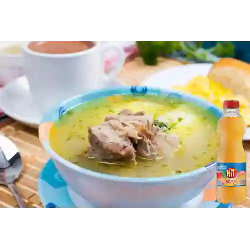 Combo Caldo de Costilla + Hit Mango 500 ml
