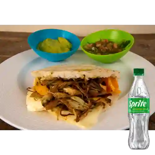 Combo Arepa Magnífica + Sprite Original 400ml
