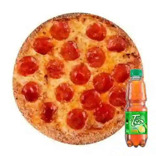 Combo Pizza Pepperoni Americano + Mr Tea