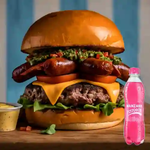 Combo Burger Argentina + Manzana 400