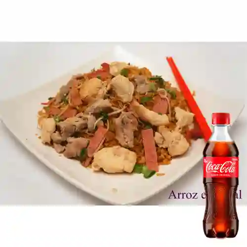Combo Arroz Chino Especial + Coca Cola Original 400 ml