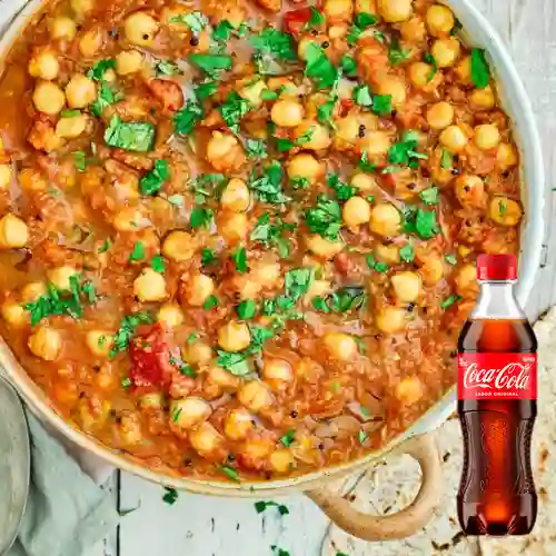Combo Chana Masala + Coca Cola Original 400 ml