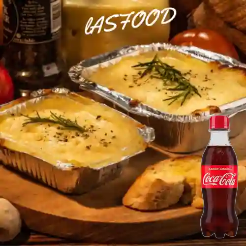 Combo Lasaña Mixta + Coca-Cola Sabor Original 250 ml