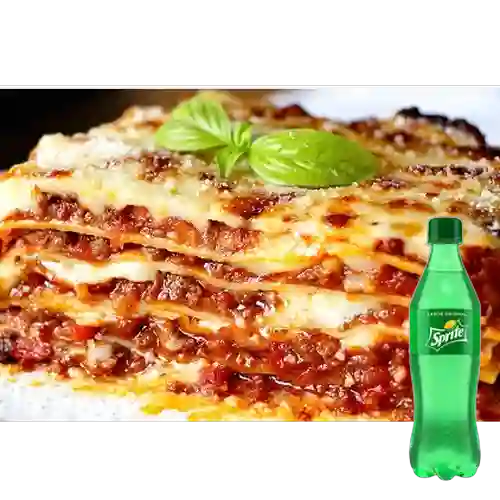 Combo Lasagna Bolognesa + Sprite Original 400ml